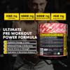 NXT Nutrition TNT Nuclear Pre-Workout, 200mg Caffeine, 4g Citrulline Malate, 3g Creatine, 3g Beta-Alanine, 30 Servings, 420g, Energy and Endurance (Watermelon Strawberry) view 3
