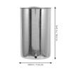 1000ml Stainless Steel Bucket for Home Hanging Use view 2
