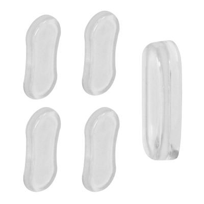 Mute Toilet Lid Silicone Pu Adhesive Buffer Pads 5pcs