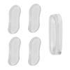 Mute Toilet Lid Silicone Pu Adhesive Buffer Pads 5pcs view 1