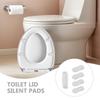 Mute Toilet Lid Silicone Pu Adhesive Buffer Pads 5pcs view 4