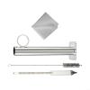 Alanmoship Maple Syrup Hydrometer and Stainless Steel Test Cup Kit with Cleaning Brush for Precision Sugar Content Measurement in Syrup Production and Boiling view 4
