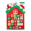 Paper Snowman Advent Calendars with 24 Surprise Door Christmas Countdowns Hanging Decoration Kids Friendly Decors Snowman House Countdowns Wall Hanging view 4