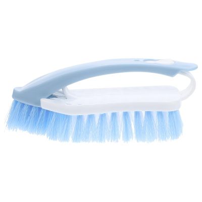 Mikikit Multifunctional Shoe Brush Soft and Detachable Design with Curved Plastic Handle Firm and Dense Bristles for Excellent Cleaning Power, for Sneaker and Garment Cleaning