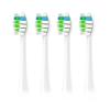 4Pcs Replacement Toothbrush Heads Compatible with Fairywill Electric Toothbrushes Only Fit Model P80 P11 P9 and T9,Black,White(4PCS White) view 1