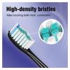 4Pcs Replacement Toothbrush Heads Compatible with Fairywill Electric Toothbrushes Only Fit Model P80 P11 P9 and T9,Black,White(4PCS White) view 3
