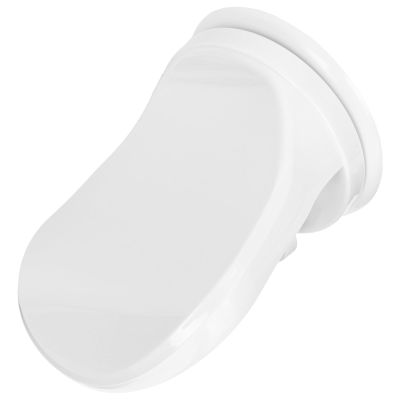 POPETPOP Shower Pedal Foot Rest with Strong Suction Ability and Anti-Slip Plastic Surface White Foot Support for Shoeshine and Bathroom Use for Shower and Shoes Polishing
