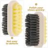iplusmile Sturdy Shoe Cleaning Brush with Abs Handle and Nylon Wire Bristles, Sturdy Construction for Polishing Leather Shoes and Boots, Practical Scrub Cleaning Tool for Home and Outdoor view 3