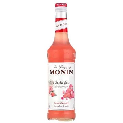 We Can Source It Ltd Bubble Gum Syrup 700ml, Monin Premium Flavour Syrup for Cocktails, Coffee & Beverages, Vegan Friendly Natural Flavours & Colourings, Bar & Caf Use
