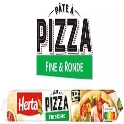 Herta Round Pizza pastry to unroll 265g - pack of 12