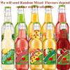 Random Mixed Flavour Soft Drink Glass Bottle 250ml - Apple, Peach, Mint, Orange Peach, Raspberry Mint, Arbuz-watermelon, Mango & Orange, Coconut Pineapple,Grape Aloe Vera - tmbk (18 x Mixed Bottle) view 2