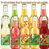 Random Mixed Flavour Soft Drink Glass Bottle 250ml - Apple, Peach, Mint, Orange Peach, Raspberry Mint, Arbuz-watermelon, Mango & Orange, Coconut Pineapple,Grape Aloe Vera - tmbk (18 x Mixed Bottle) view 3