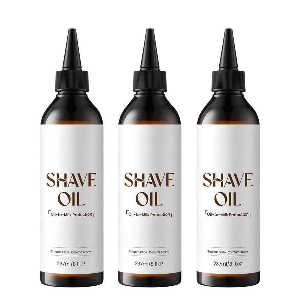 Smooth Shave Oil for Women, Gentle Moisturising Non-Greasy Skin Care, Hydrating Moisturizing Skin Soothing Shaving Prevent Ingrown Hair & Dryness, For Dry Sensitive Skin
