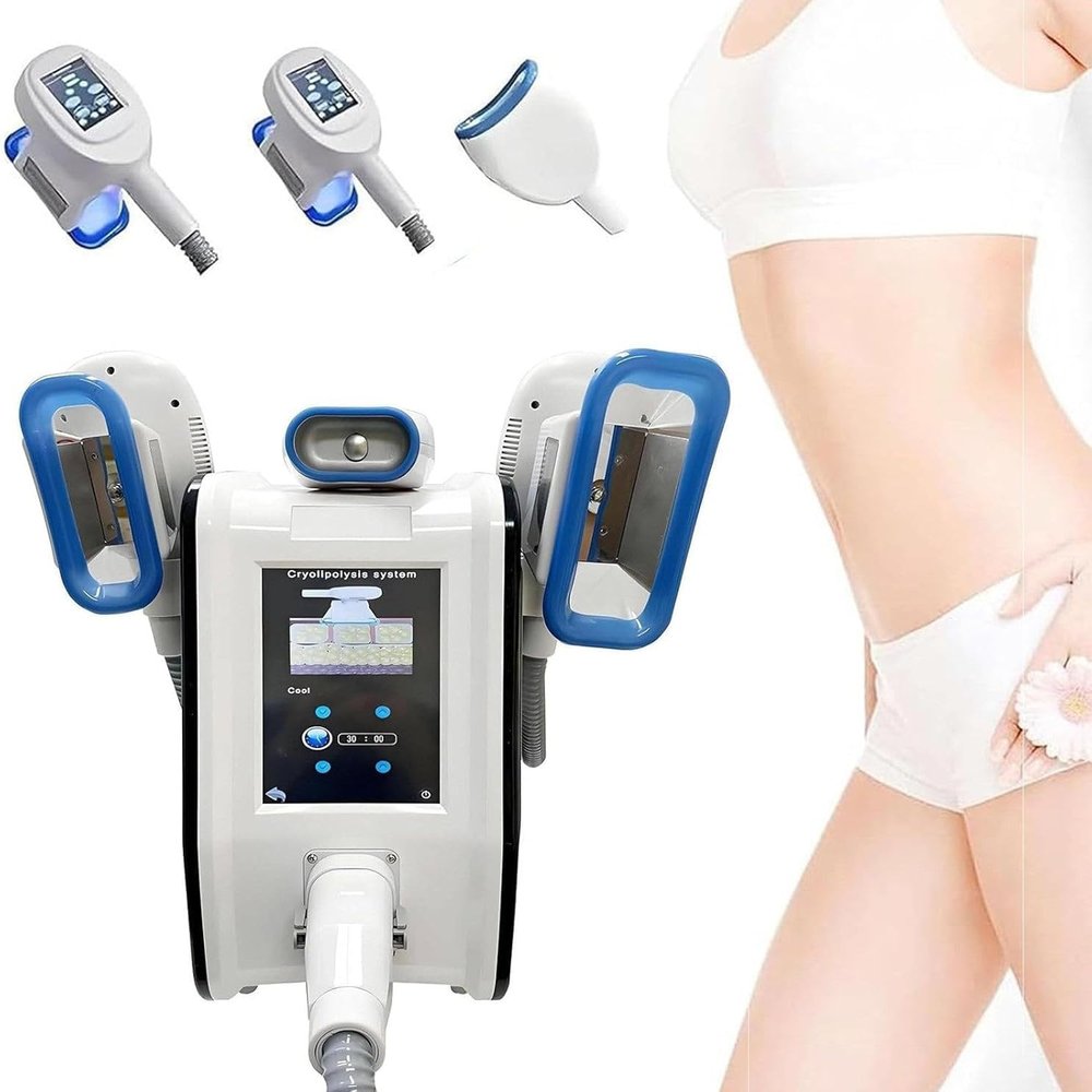 Cryolipolysis Device for Fat Freezing,Body Contouring 3 Handles,360Cryotherapy Device,Cryolipolysis Device for Fat Freezing for Body Contouring-15-0 C,Lipolysis Slimming for Fat Freezing