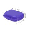 JEWEDECO 10pcs Portable Denture Carry Case for Retainer and Dental Appliance Storage, Square Pp Material Travel Denture Box with Protective Design on The Go Use view 2