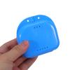 JEWEDECO 10pcs Portable Denture Carry Case for Retainer and Dental Appliance Storage, Square Pp Material Travel Denture Box with Protective Design on The Go Use view 4