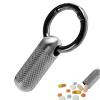 Titanium Pill Bottle Lightweight Waterproof Compact Portable Container view 1