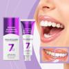 7-Pro Intensive Toothpaste, 7 Probiotics & Purple Gel Formula with Exploding Beads for Deep Whitening, Removing Yellow Stains Daily, Long-Lasting Freshing Breath (1) view 3