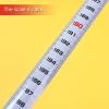 Accuracy 2M Extendable Height Ruler with Clear Scale Growth Measurement Wall Scale for Family Measurement view 3
