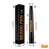 Beard Pencil Waterproof, Hairline Filling Pen, Long Lasting Beard Marker, for Men Grooming Makeup Shaping Filling Gaps Daily Use Kit Precision Application Aesthetic Look 11.7x1.8x1.8cm view 2