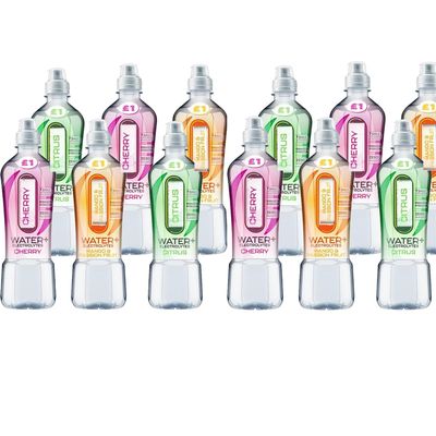 Random Mixed Flavours of Water Bottles PMP 500ml - Still Fruit Flavour Hydrating Drink - bs (12 x Mixed Bottles)