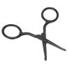 Solinder Nose Hair Scissors, Rounded Tip Stainless Steel Facial Eyebrow Beard Trimmer, Large Finger Hole, Suitable for Nose Hair, Beard, Eyebrow with Rugged Material, Easy to Dis view 1