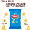 Golden Wonder Salt & Vinegar Crisps Multipack 6 x 25g (Pack of 3) Tangy & Crunchy Potato Chips, Classic British Snack, 18 Individual Bags for Lunchboxes & Sharing view 4