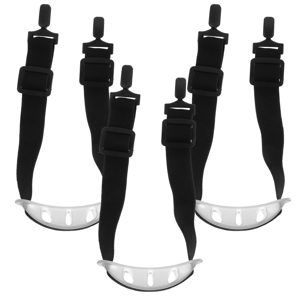 KHBUAB Construction Helmet Chin Straps 3Pcs Adjustable Polyester Rubber Belt with Protective Buckle for Hard Hat Safety Equipment