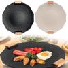 Outdoor Cooking Pan NonStick Coating for Camping with Six Layer Die Cast Structure and Compatibility with Gas and Electric Stoves (35cm White) view 4