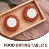 VILLCASE Plant Fibre Moisture Absorbing Sheets Biscuit Desiccant 100pcs with Portable Design, Moisture Absorption for Food Storage for Food Jars and Kitchen Closets view 3