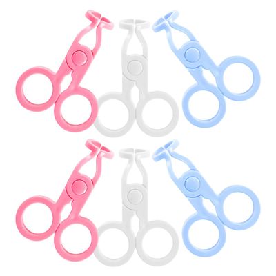 ABOOFAN 6pcs Contact Lens Remover Clips with User-Friendly Design, Easy to Clean Plastic Lens Tweezers for Eyelid Assistance, for Those New to Contact Lenses