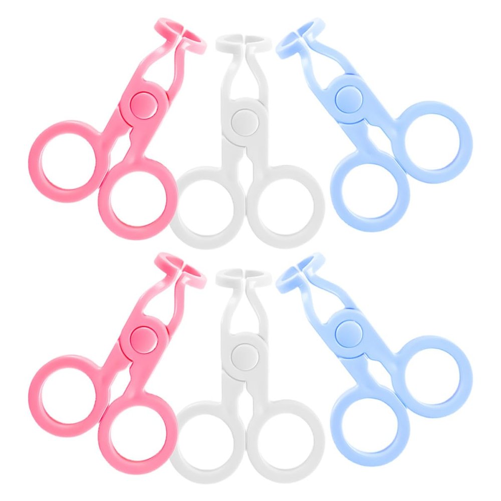 ABOOFAN 6pcs Contact Lens Remover Clips with User-Friendly Design, Easy to Clean Plastic Lens Tweezers for Eyelid Assistance, for Those New to Contact Lenses