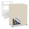 Oxford Cloth Cover for Basketball Storage Rack Protecting Your Sports Equipment from Harsh Weather Conditions and Damage (White) view 2