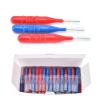 Interdental Brushes 30-50pcs/set Sticks Toothpick Teeth Cleaning Tooth Flossing Head Plastic Interdental Brush(30pcs-Yellow) view 2
