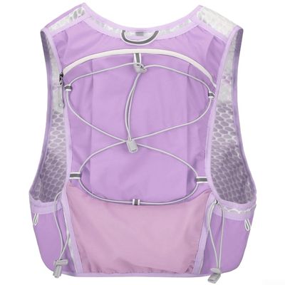 For Running Hydration Vest with Secure Harness System, Breathable Back Panel, Reflective Strips, and Bladder-Compatible Design (Purple)