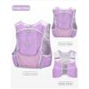 For Running Hydration Vest with Secure Harness System, Breathable Back Panel, Reflective Strips, and Bladder-Compatible Design (Purple) view 2