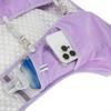 For Running Hydration Vest with Secure Harness System, Breathable Back Panel, Reflective Strips, and Bladder-Compatible Design (Purple) view 3