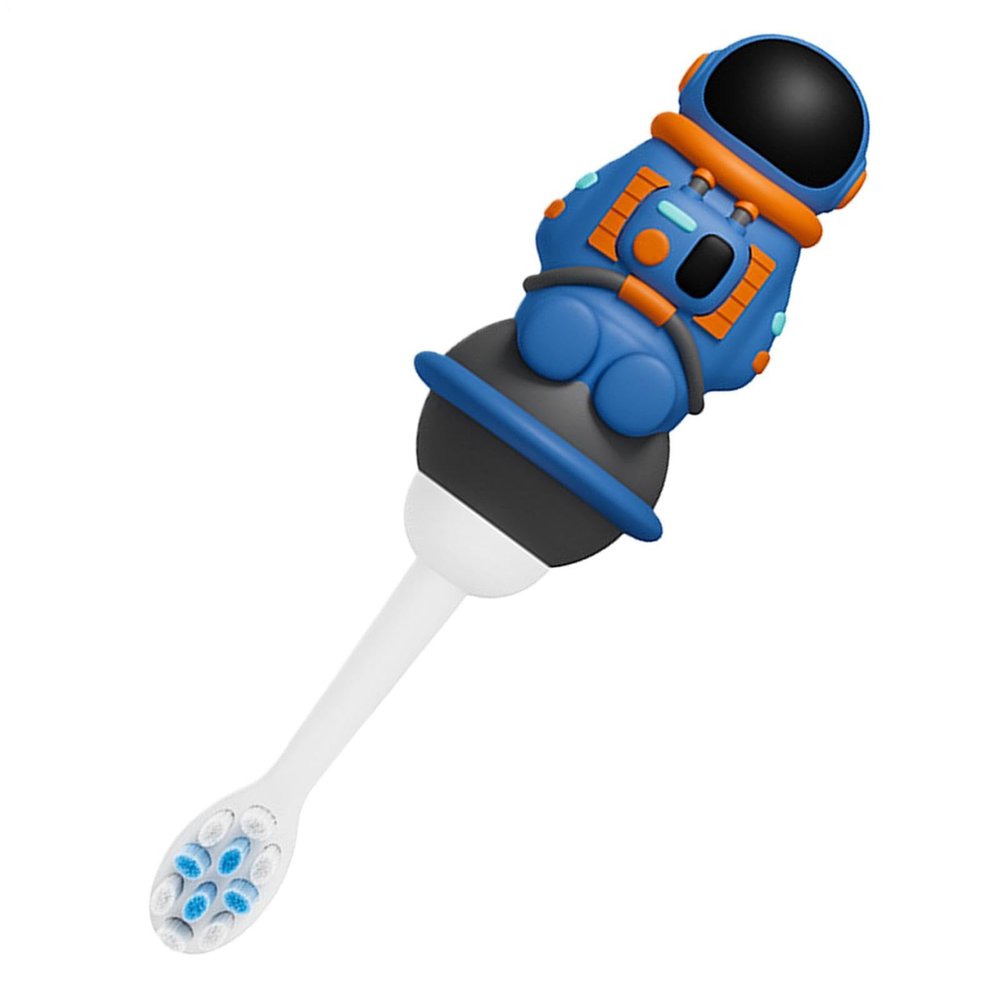Astronaut Toothbrush - Non-slip Toothbrush, Manual Cleaner in Design, Ergonomic Grip Stick, Gentle Dental Hygiene Device for Bathroom Routine at Home, School, Camp