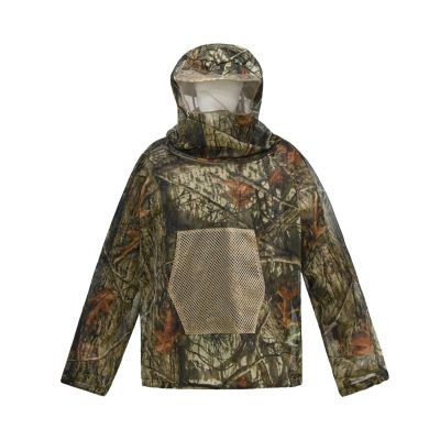 DMETE Tree Camoufla Anti-mosquito Beekeeping Suit Camping Adventure Safari Mesh Hood Hunting Ghillie Suits Camo Fishing Clothes Sting Protection(M)