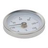 Stainless Steel Tube Thermometer Clamp-on Design 0-120 C Temperature Range 63mm Bimetal Mechanism Spring Mounting for Industrial Use view 3