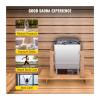 6 8 9 KW Electric Sauna Heater Stove External/Internal Controller Overheating Protection Spa Room Steam Generator for Beginners DIY(8KW Internal) view 4
