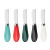 2PC- ceramic stainless steel butter is fresh, exquisite and practical for home use-red handle view 4