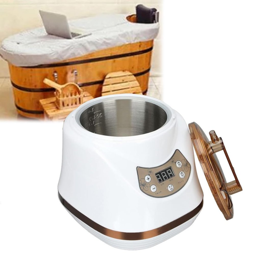 4L Steam Steamer Pot, 2000W High Power Sauna Generator, Improve Body Functions Fumigation Machine, Fatigue Steam Generator