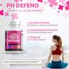 2PCS, specially designed for women, probiotics, pH balancing support, cleanses the body and looks better, gentle view 2