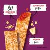 Three Cheese Flatbread Crackers, Pack of 5, High in Fibre and Calcium, Source of Protein, 30 Calories per Thin, British Baked, No Artificial Preservatives, Vegetarian Friendly view 2
