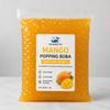 The Whale Tea Mango Popping Boba Bursting Pearls for Bubble Tea, Made with Real Fruit Juice, 100% Vegan, Gluten Free, 1kg view 1