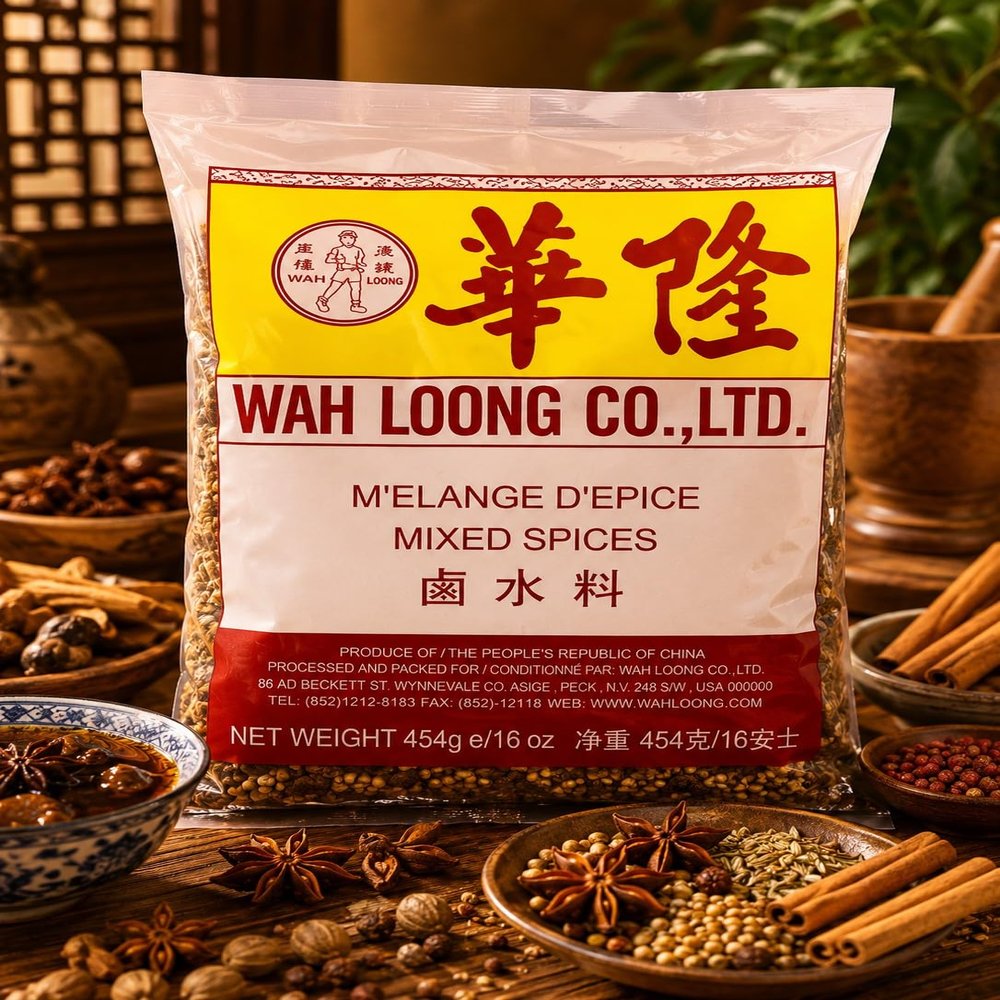 Fakhri WAH LOONG Mix Spices LO SUI LIU 454g Healthy Summers Cooking Essential