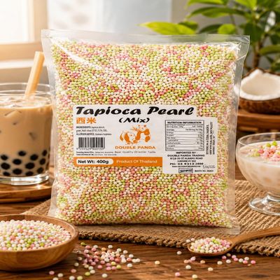 Fakhri DOUBLE PANDA Tapioca Pearl Mix Healthy Summers Dessert Essential
