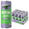 PerfectTed Blueberry Matcha Latte RTD, Ceremonial Grade Matcha, 12 x 250ml Cans, Ready-to-Drink with Gluten-Free Oats | Smooth & Creamy | Dairy-Free | Vegan (12 Pack, Blueberry) view 1