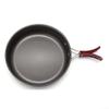 Compact Aluminum Alloy NonStick Frying Pan with Folding Handle, Portable Design Includes Mesh Bag for Storage, Suitable for Outdoor Cooking view 1
